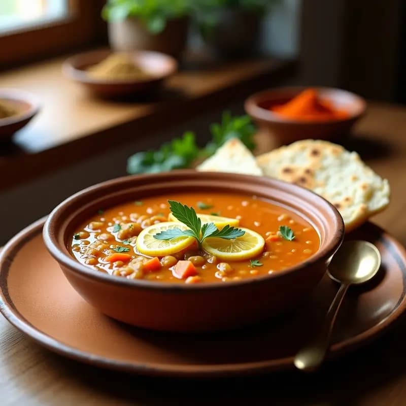 Sopa Lentschik de Lentejas Rojos y Limón: Receta Armeniana Depurativa y Sin Gluten