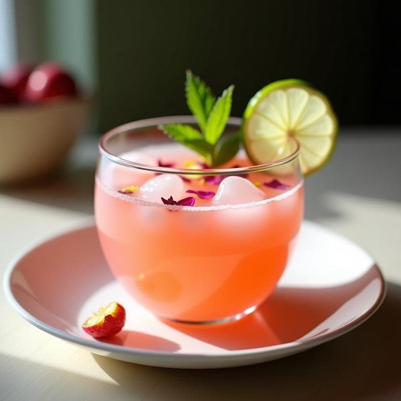 Sopa de Lichi y Jengibre: Bebida China Fría con Toque floral y Cítrico