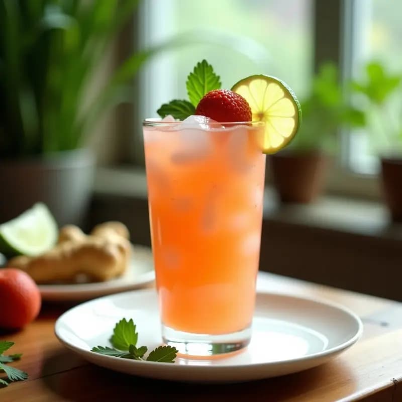 Sopa de litchi y jengibre con toques de cilantro: Receta tailandesa refrescante sin cocción