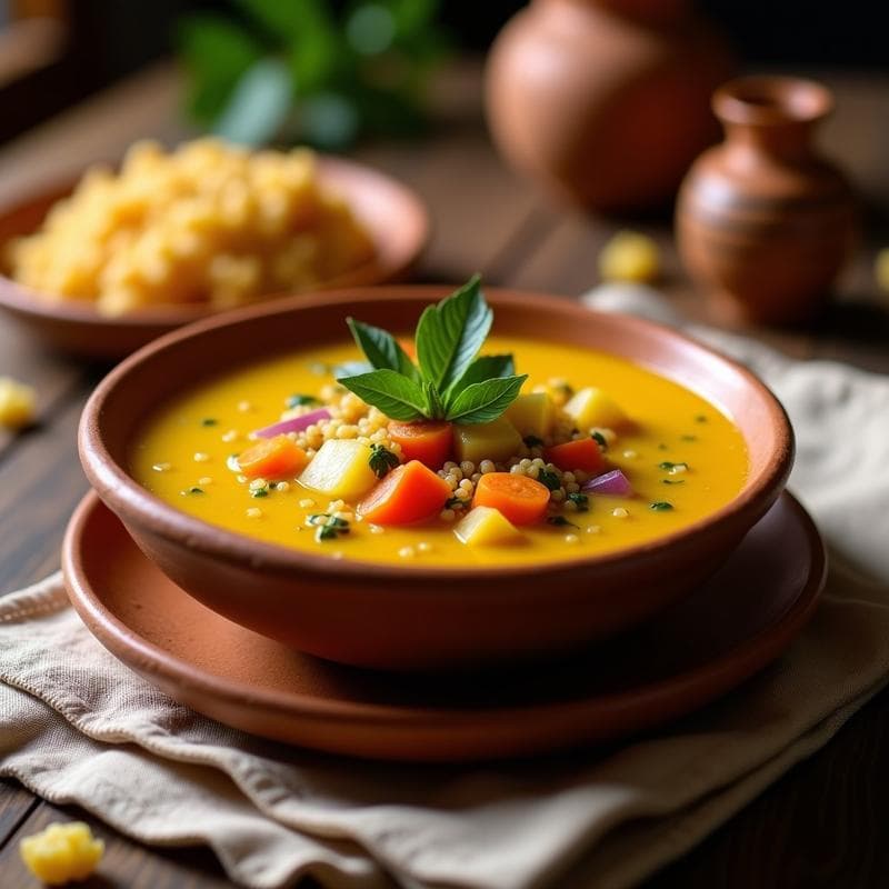 Sopa de Machuquiño y Quinoa: Receta Boliviana en Olla Express Antiinflamatoria