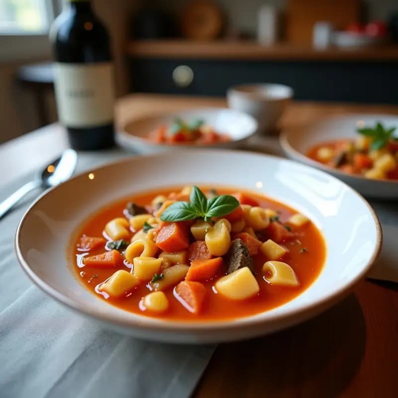 Sopa Minestrone de Calabaza y Gnocchi de Coliflor: Receta Italiana Keto