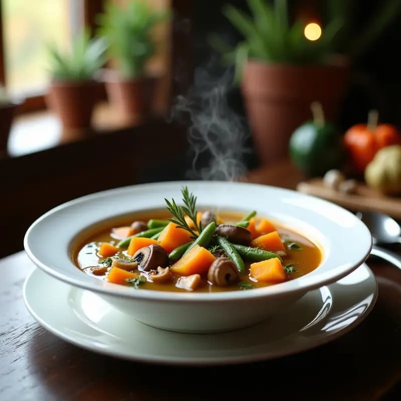 Sopa Minestrone con Espirulina y Calabaza: Receta Italiana Detox y Rica en Hierro
