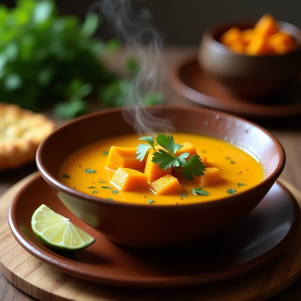 Sopa de Miscua con Calabaza y Jengibre: Receta Boliviana Reconfortante en Olla Lenta