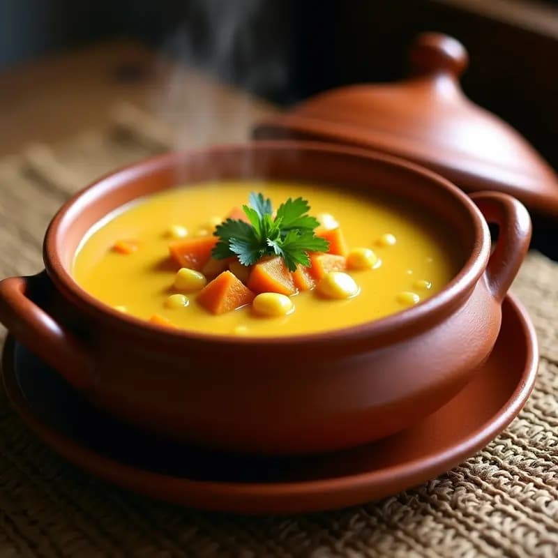 Sopa de Miscua con Calabaza y Maíz: Receta Boliviana Vegana y Nutritiva