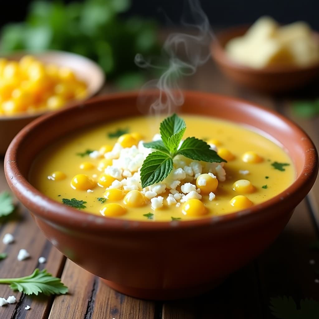 Sopa de Miscua con Hierbas Andinas y Queso Fresco: Receta Ecuatoriana en Olla Exprés