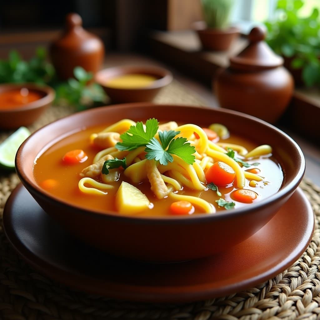 Sopa de Miscuo con Pollo y Verduras: Receta Colombiana Reconfortante en Olla Lenta