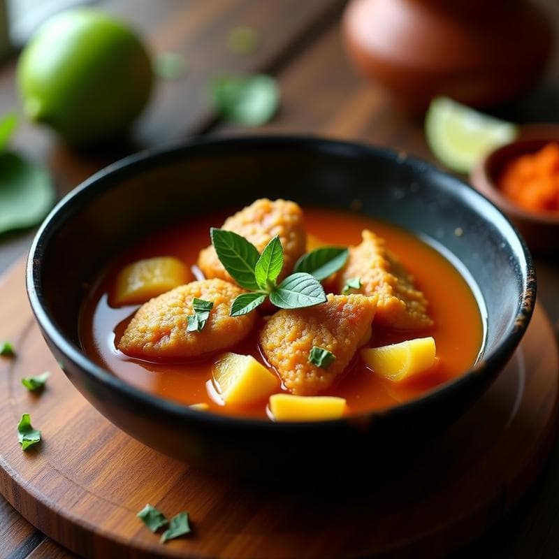 Sopa de Mishe en Airfryer: Receta Tradicional Peruana con Aji Panca y Huacatay