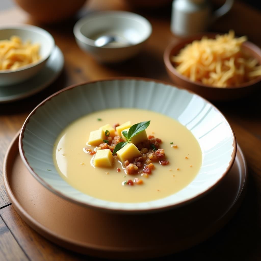 Sopa de mismí con Leche de Coco y Jengibre: Receta Andina Keto y Reconfortante en Olla Exprés