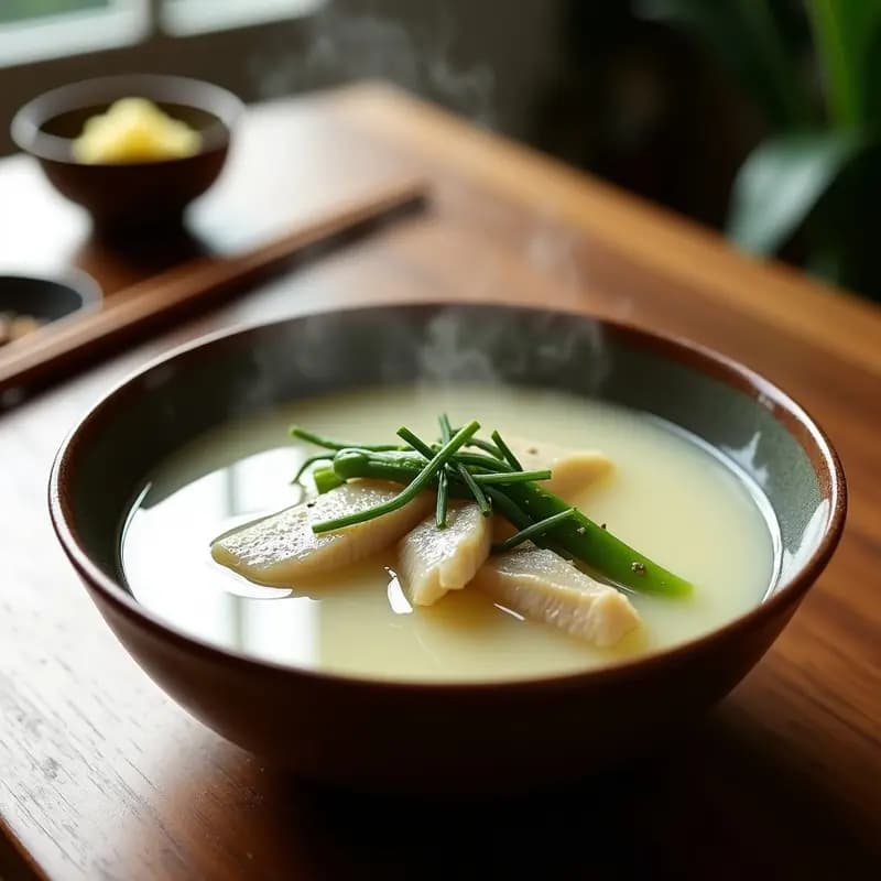Sopa de Miso con Alevillas y Espárragos Trigueros: Receta Japonesa en 15 Minutos con Proteína Extra