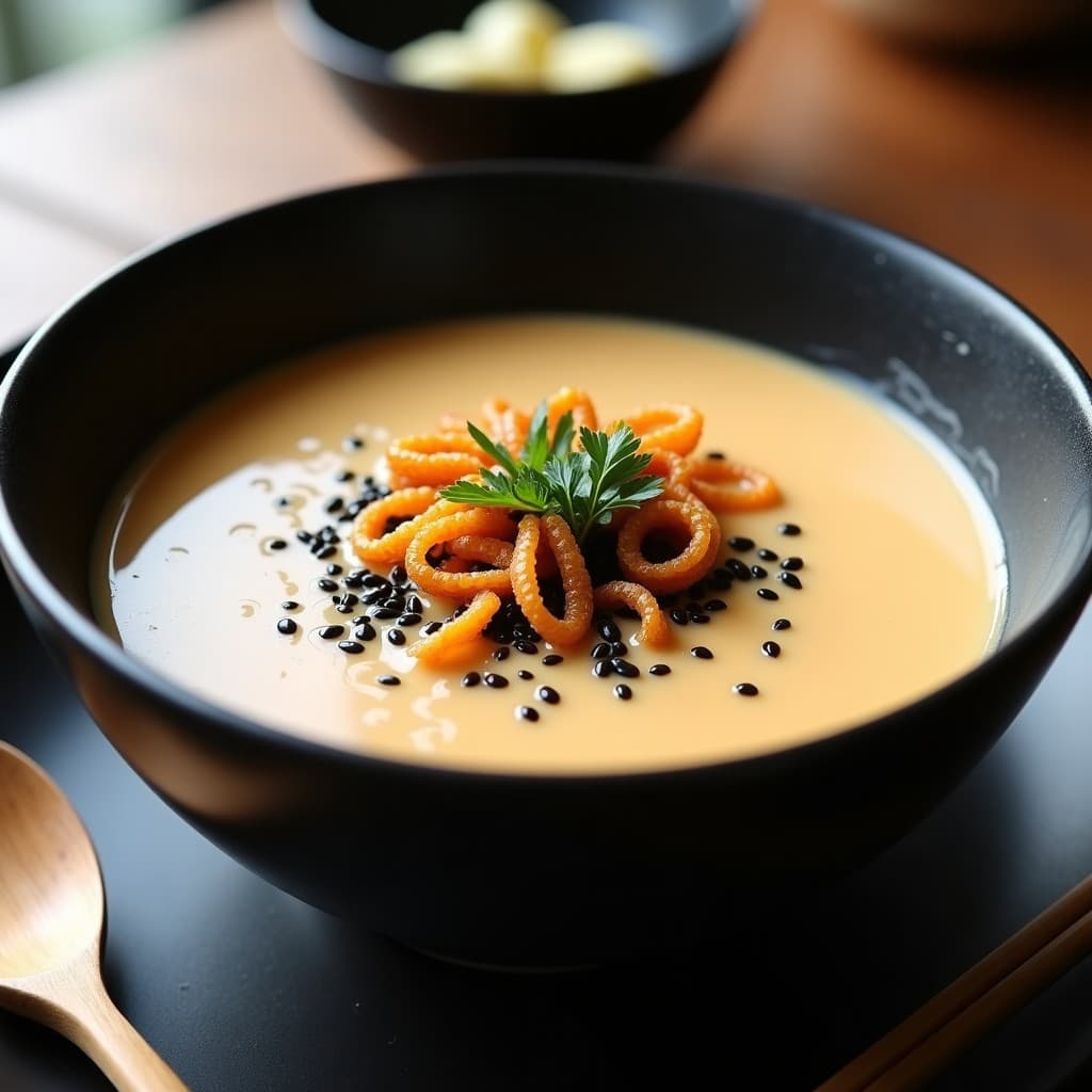 Sopa de Misos y Algodón de Azúcar de Calabaza: Receta Japonesa Vegana en Olla Express