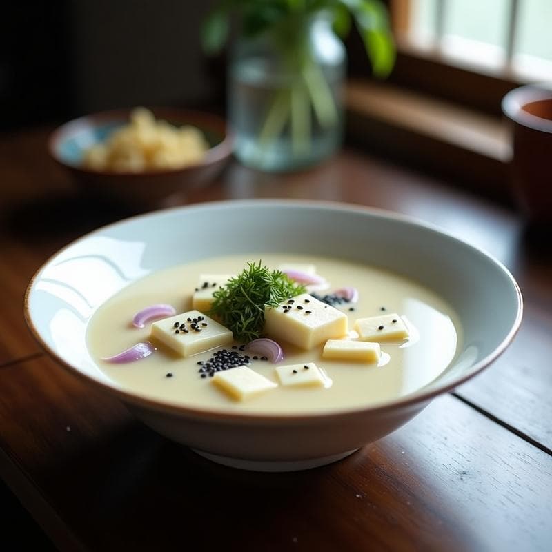 Sopa de Miso Blanco con Raíz de Jengibre y Hongo Reishi: Receta Japonesa Fortalece Inmunidad