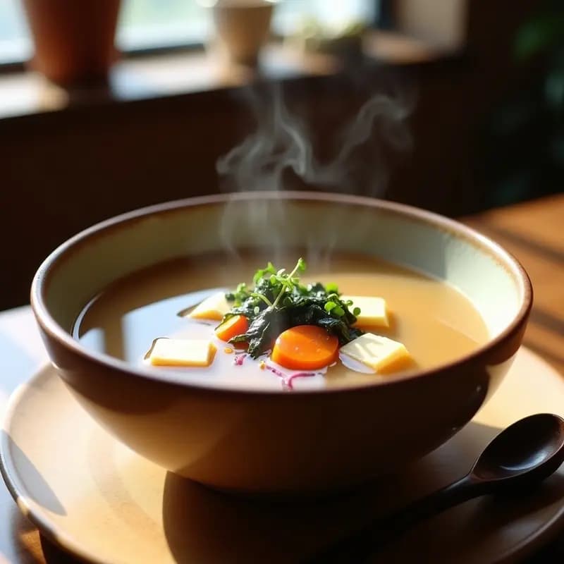 Sopa de Misos con Toque de Café: Desayuno Japonés Energético y Detox