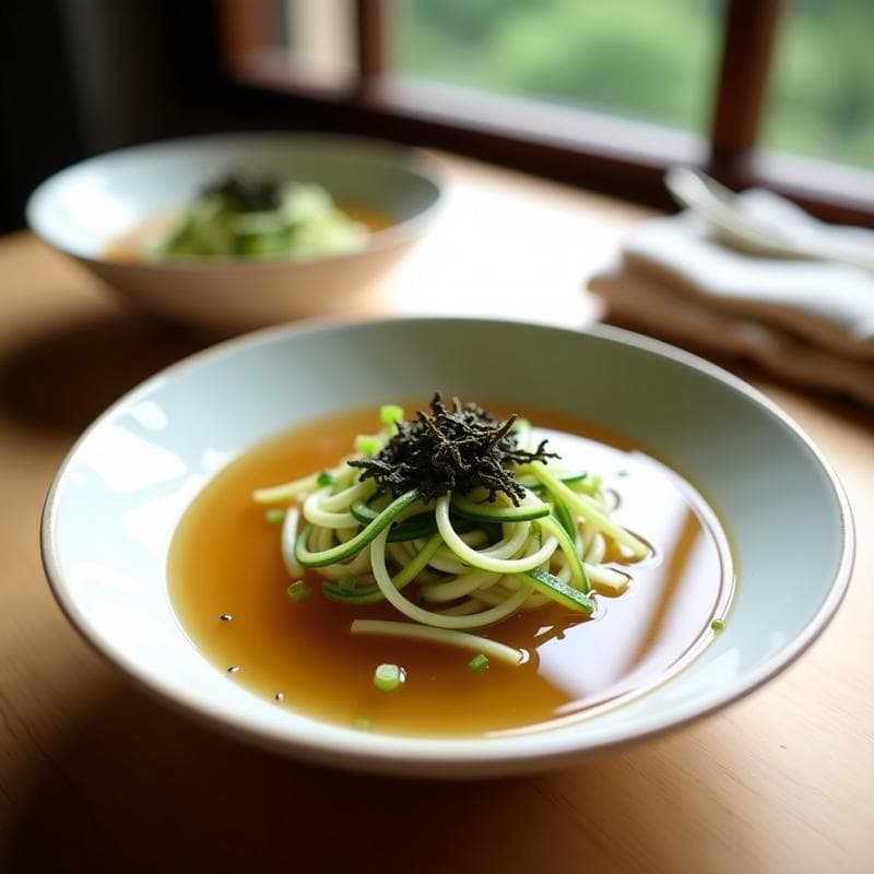 Sopa de Misos y Calabacín: Receta Japonesa en Airfryer Sin Aceite y Baja en Calorías