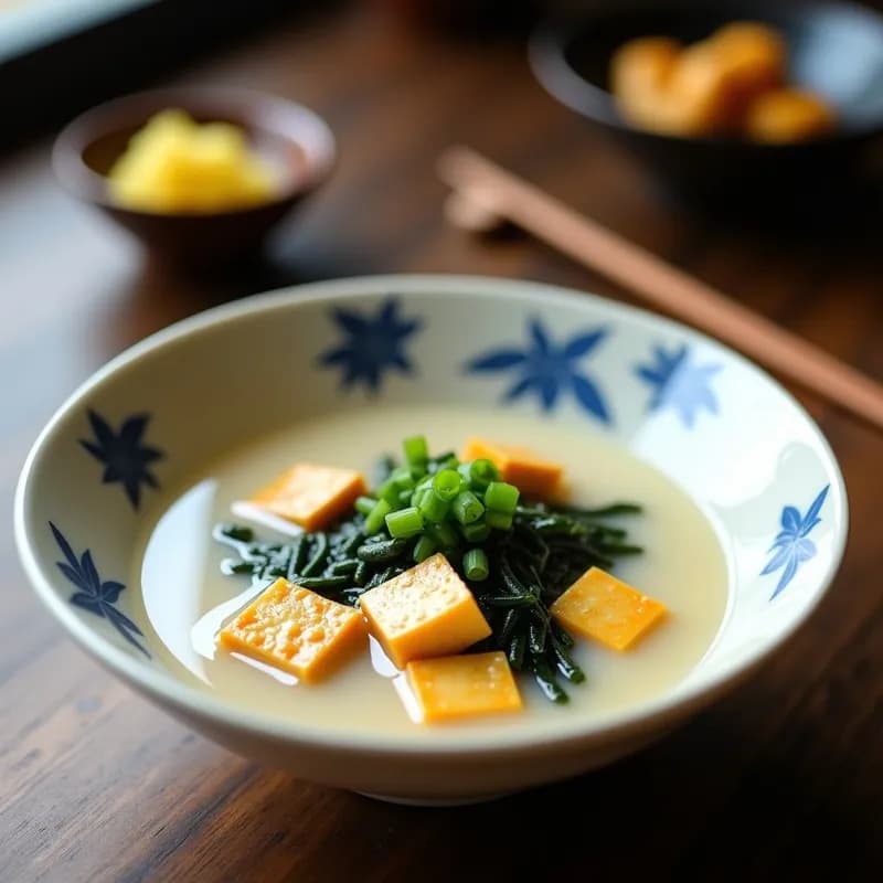 Sopa de Miso con Tofu y Algas Wakame: Receta Japonesa Tradicional en 15 Minutos