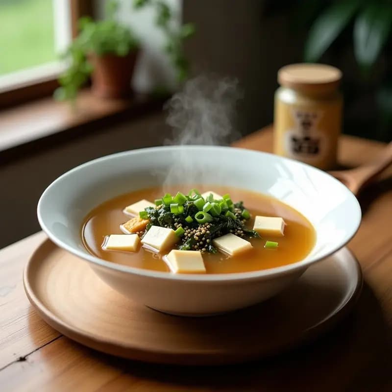 Sopa de Miso Deshidratada Vegana: Receta Express de Superalimento Japonés
