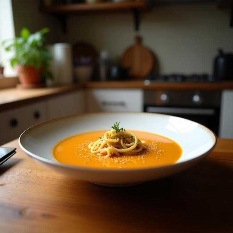 Sopa de Miso con Fideos de Calabaza y Semillas de Sésamo: Receta Japonesa Keto y Reconfortante