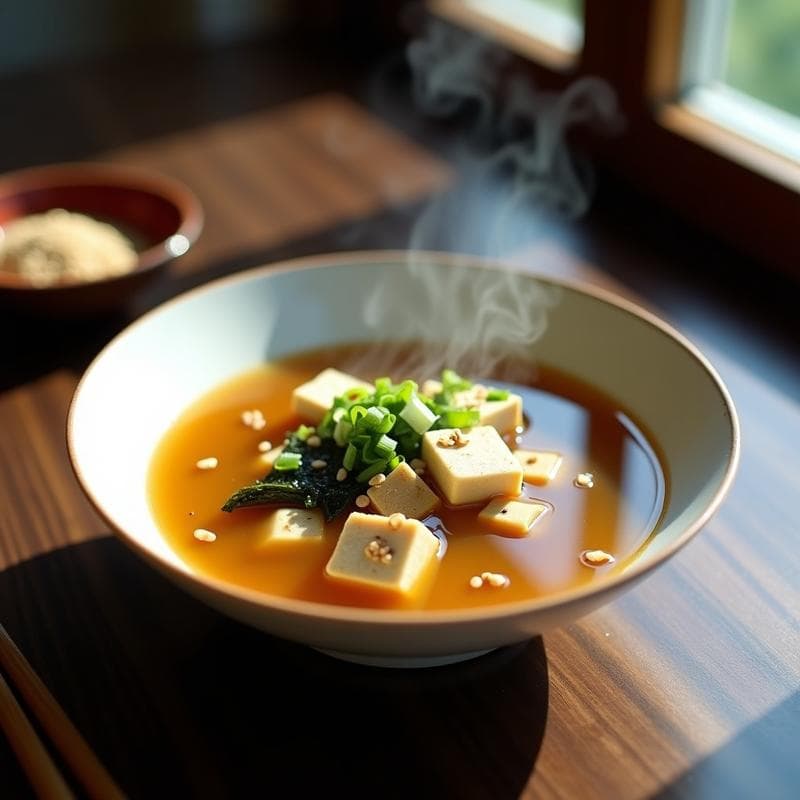Sopa de Miso con Hongo Chaga: Receta Express para Refuerzo Inmunológico en 15 Minutos