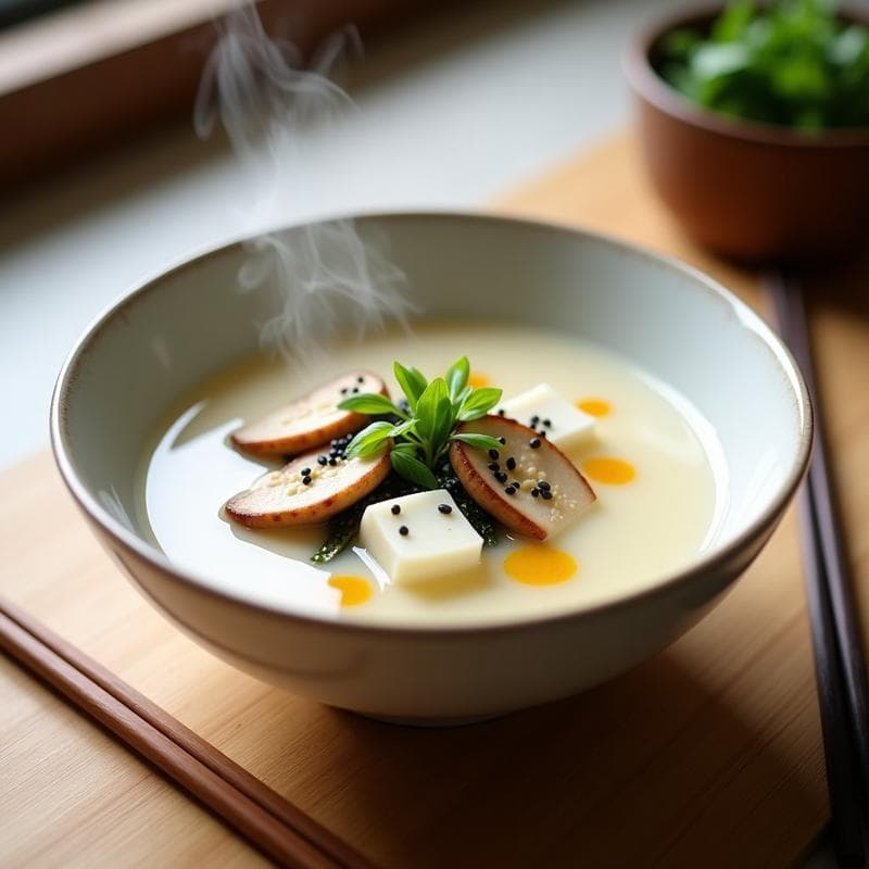 Sopa de Miso con Hongo Lion’s Mane: Receta Umami en 15 Minutos con Toque Neuroprotector