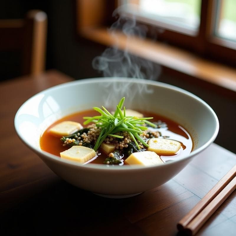 Sopa de Miso y Hongo Reishi en Airfryer: Receta Rápida con Superalimentos