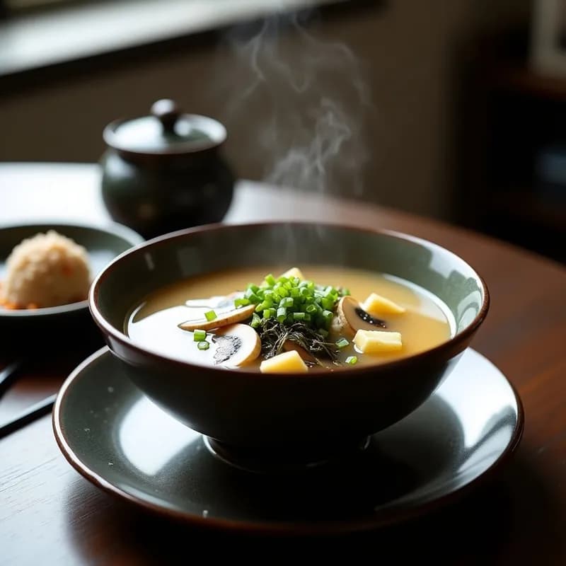 Sopa de Miso con Hongos Oyster y Sake: Receta Japonesa Reconfortante en 20 Minutos