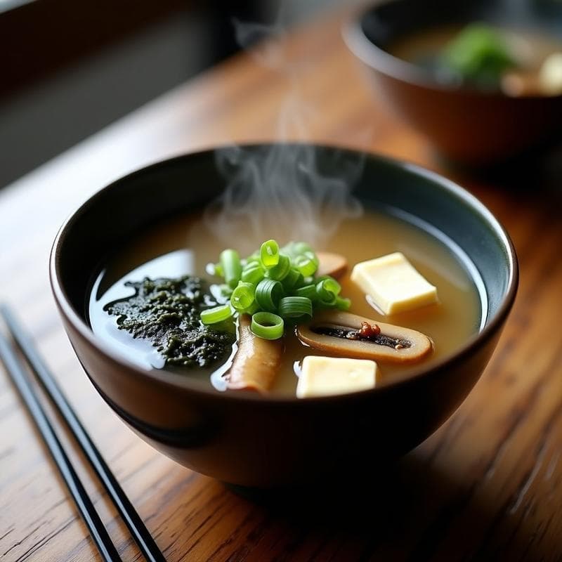 Sopa de Miso con Hongos Shitake: Receta Auténtica en Olla Lenta para el Alma