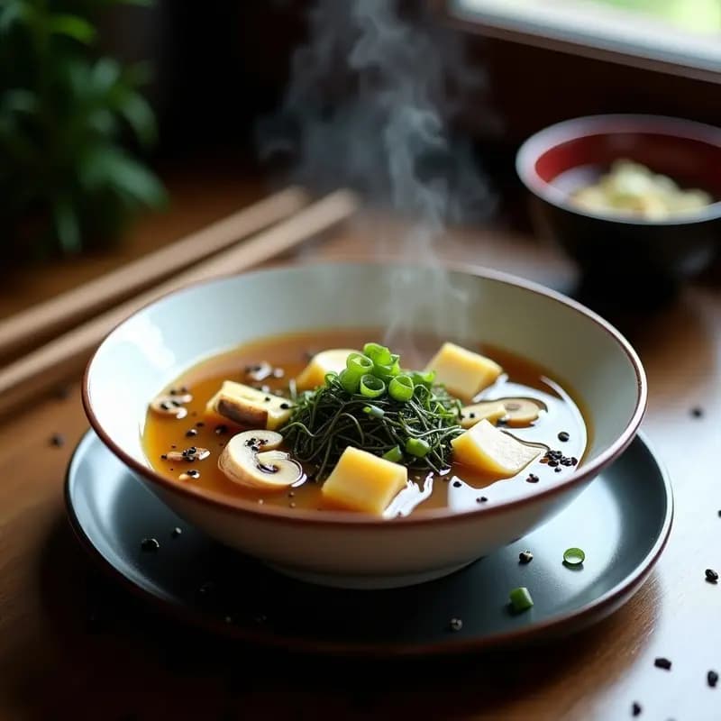 Sopa de Miso con Hongos Shitake: Receta Vegana Alta en Proteína y Depurativa