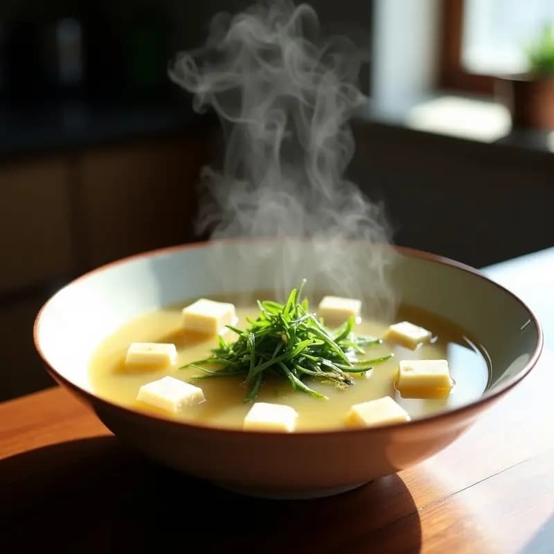 Sopa de Miso con Joinvillea y Toxifoliada: Receta Japonesa Detox y Energética en 15 Minutos