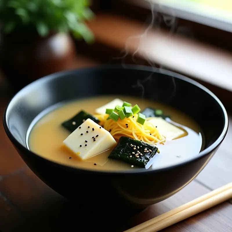 Sopa de Miso con Jonjoli: Receta Coreana Keto en 15 Minutos para Quemar Grasas