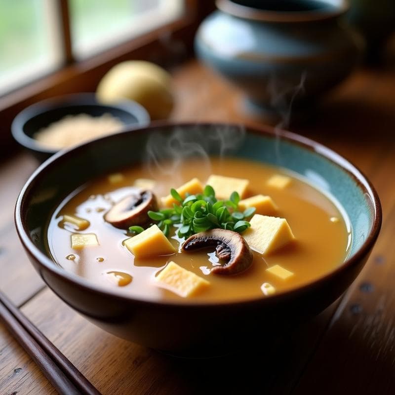 Sopa de Miso con Pasta de Cacahuete y Jengibre: Receta Keto Rápida y Reconfortante