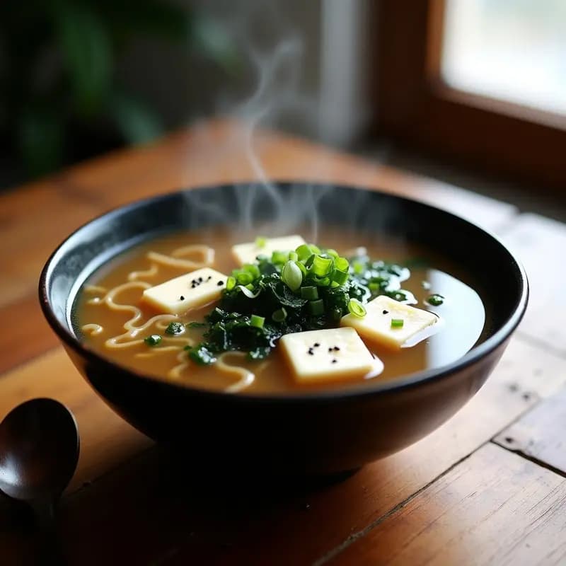 Sopa de Miso con Pasta Konjac: Receta Keto Rápida y Saciante para Cenar Ligero