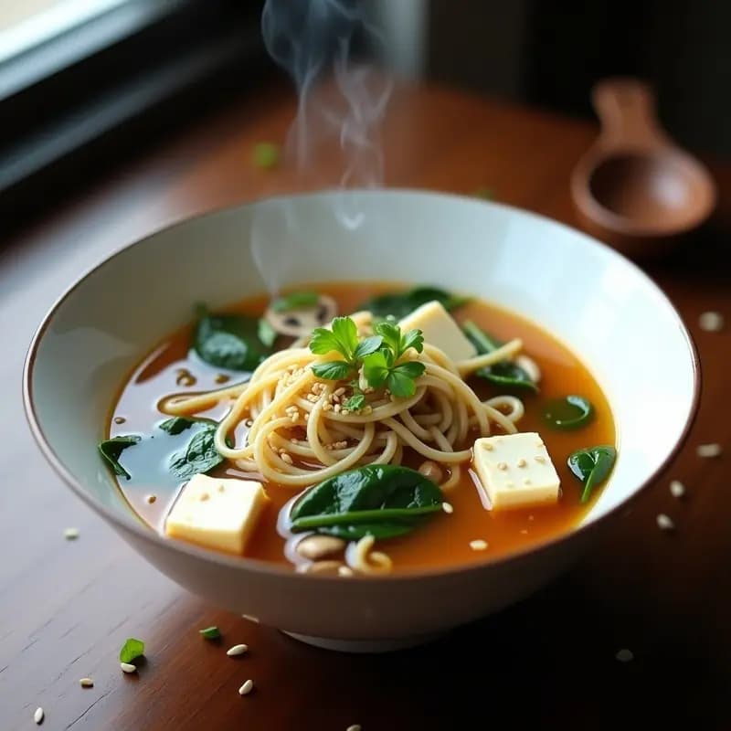 Sopa de Miso con Pasta Shirataki y Verduras: Receta Keto y Saciante en 15 Minutos