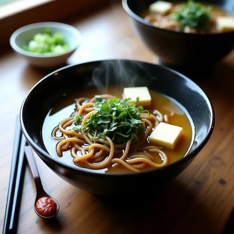 Sopa de Miso con Pasta Soba y Algas Wakame: Receta Japonesa Rápida y Depurativa