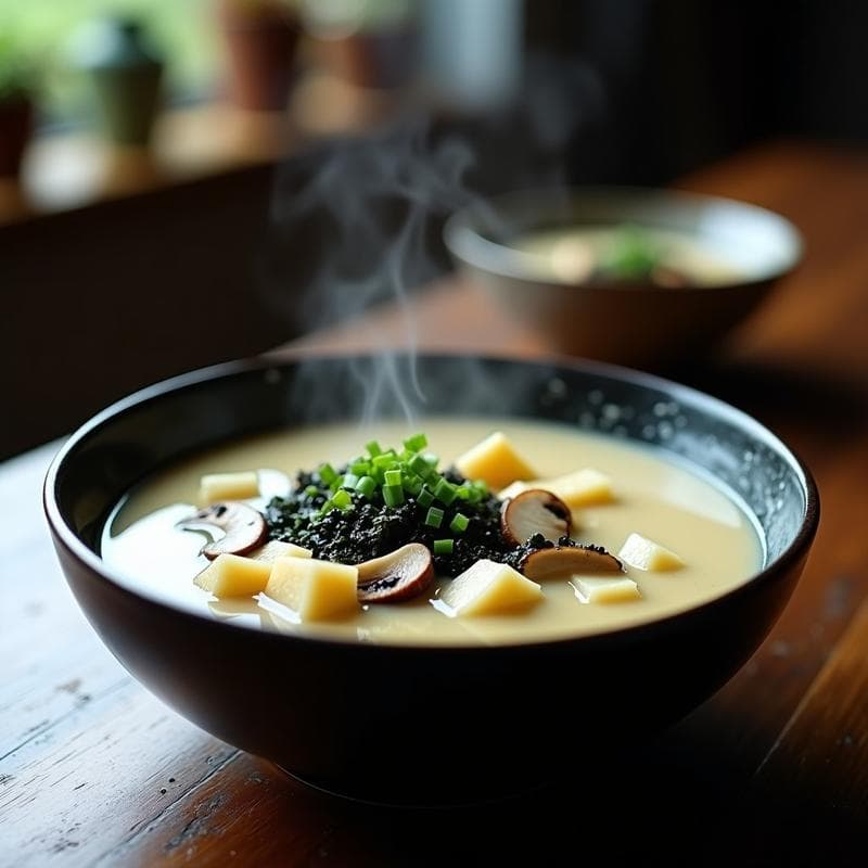 Sopa de Miso con Pastinaca y Hongos Shiitake: Receta Reconfortante y Antiinflamatoria en 25 Minutos