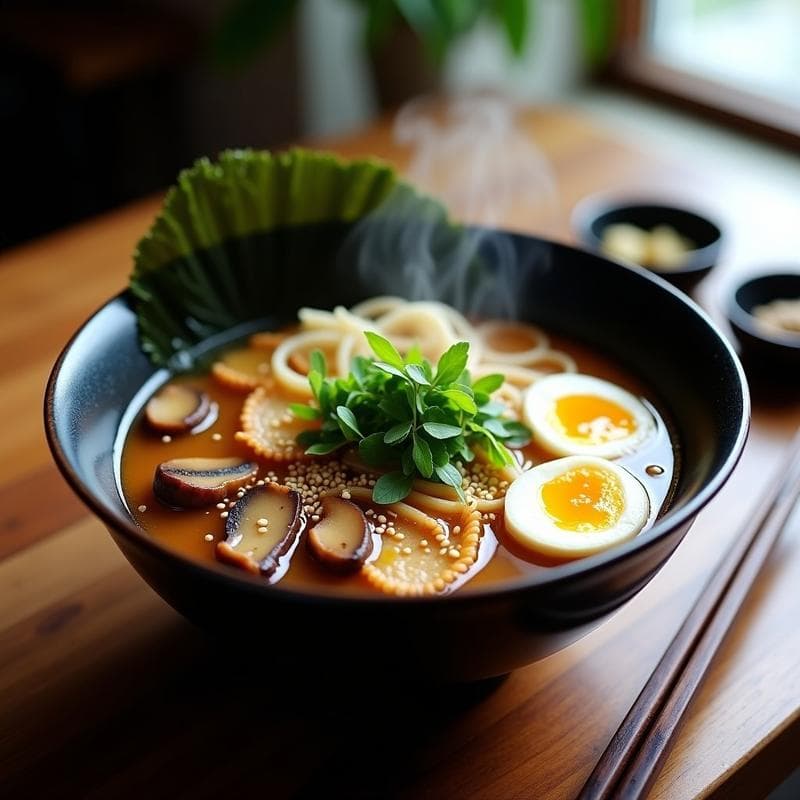 Sopa de Miso Ramen Vegano: Receta en Olla Lenta con Umami Auténtico