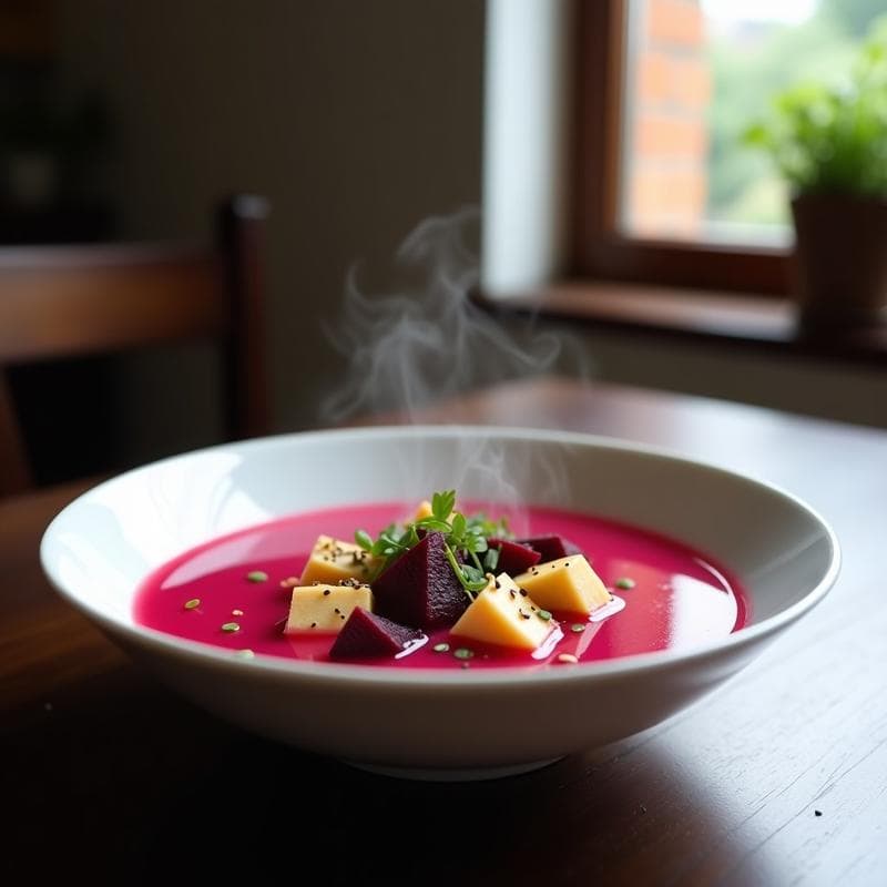 Sopa de Miso con Remolacha y Cúrcuma: Receta Detox en 15 Minutos con Beneficios Antiinflamatorios