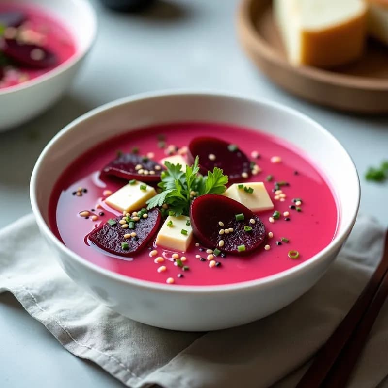 Sopa de Miso con Remolacha Fermentada: Receta Japonesa Antioxidante en 15 Minutos