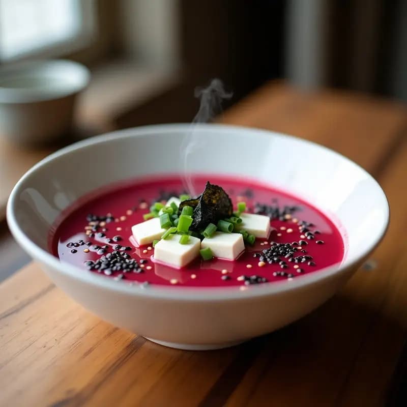 Sopa de Miso y Remolacha Roja: Receta Keto Rápida con Alto Contenido en Probióticos
