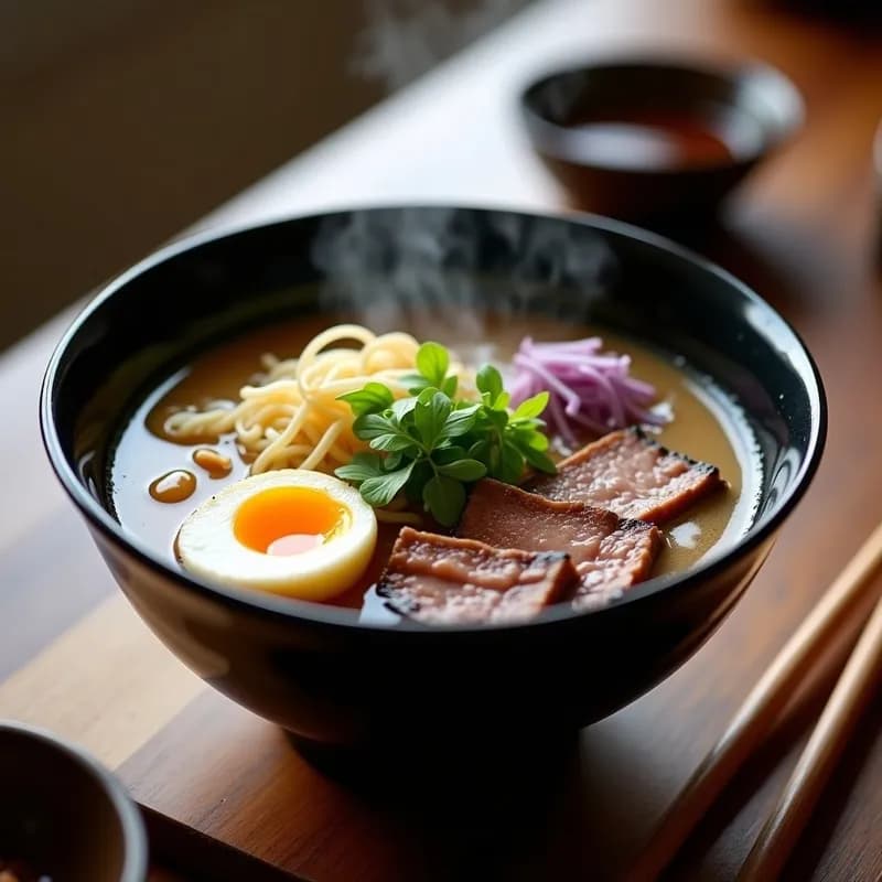 Sopa de Miso con Ternera: Receta de Ramen Japonés Auténtico en 30 Minutos