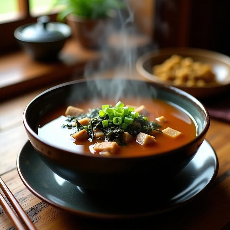 Sopa de Miso con Ternera Umami: Receta en Olla Exprés Alta en Proteína y Rápida