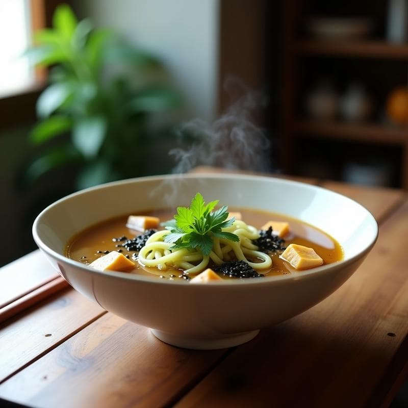 Sopa de Misos con Tofu Ahumado y Espagueti de Calabacín: Receta Macrobiótica en 20 Minutos