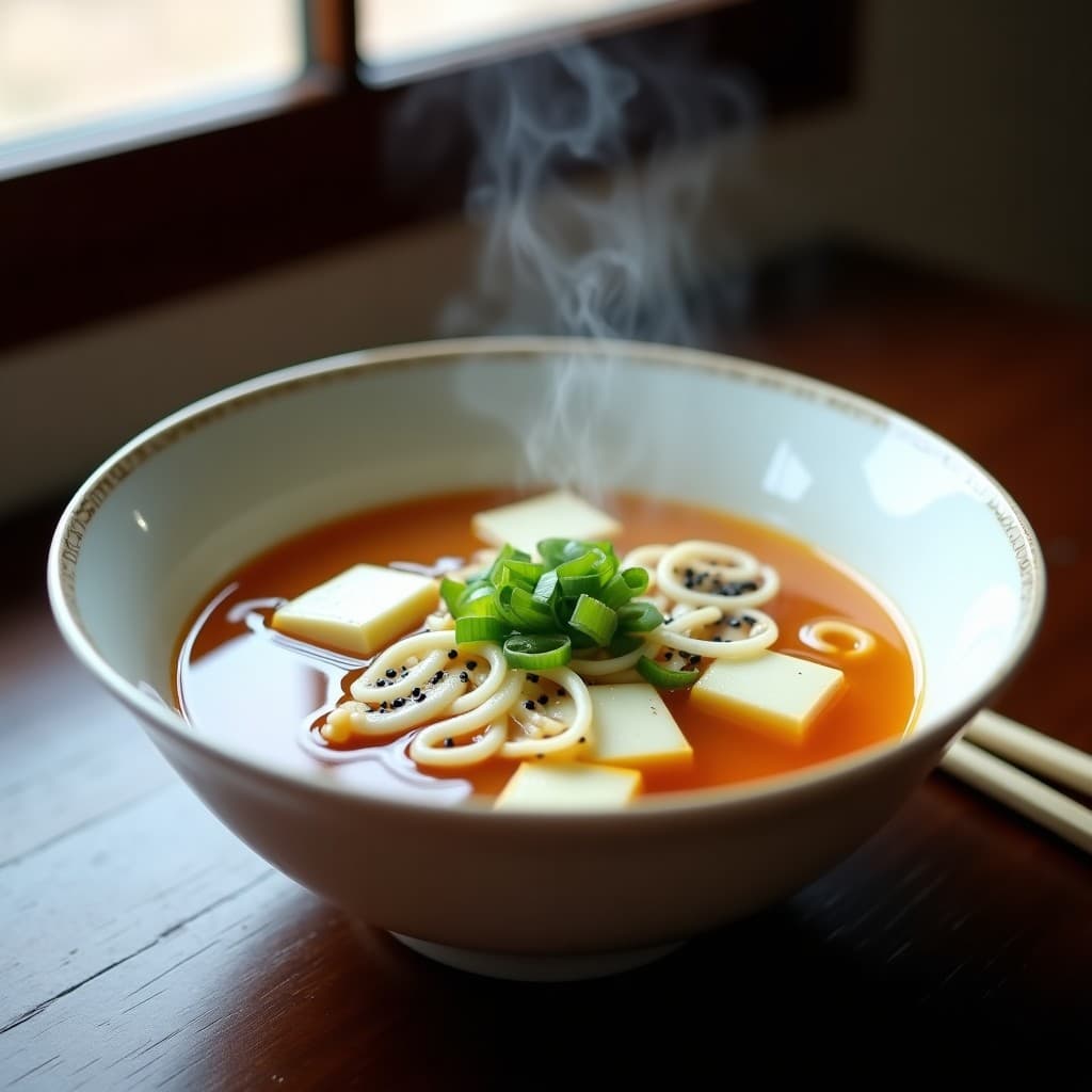 Sopa de Misho con Tofu y Hongos Enoki: Receta Japonesa Desintoxicante en 10 Minutos