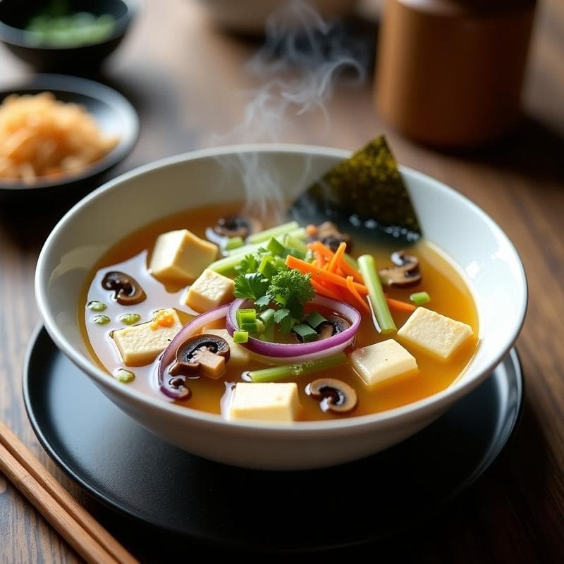 Sopa Misó con Tofu y Setas Shiitake: Receta Japonesa Detox en 15 Minutos