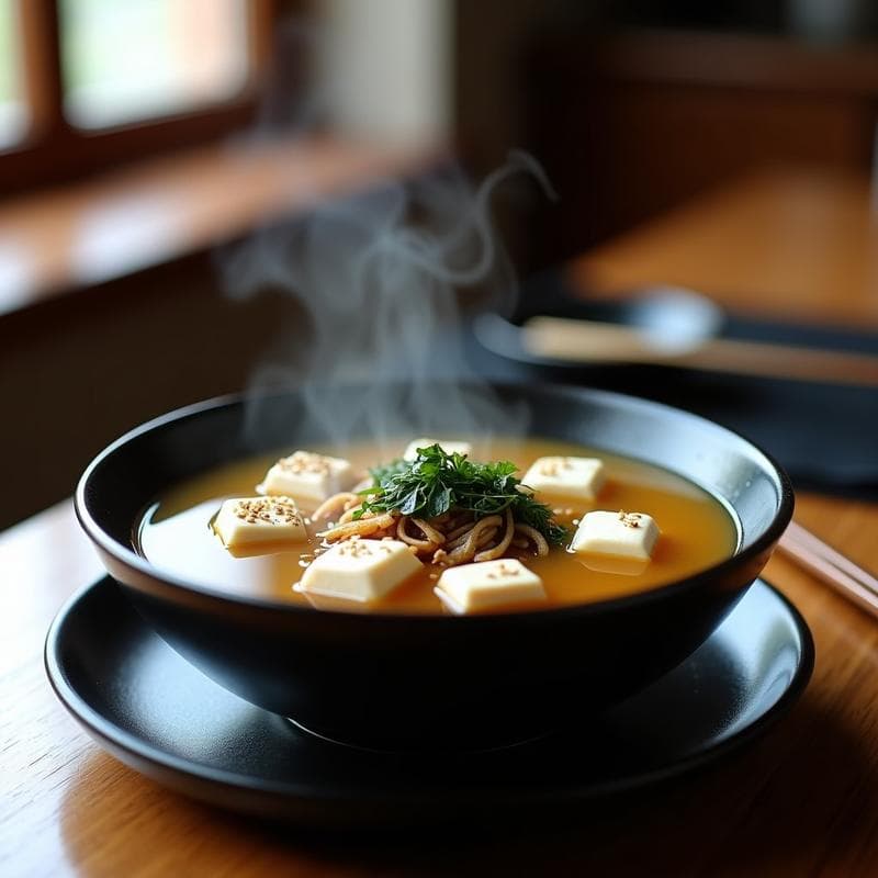 Sopa de Miso con Umami Intenso: Receta en Airfryer Sin Cocción Tradicional