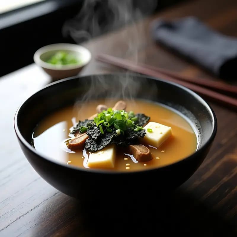 Sopa de Miso con Umami Extra: Receta Rápida en Thermomix para Aprovechar Sobras