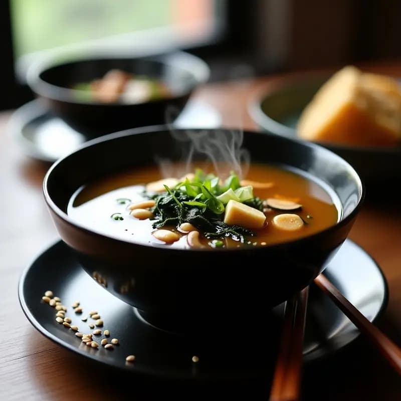 Sopa de Miso Vegana con Hongos Shiitake: Receta en Wok y Alta en Umami