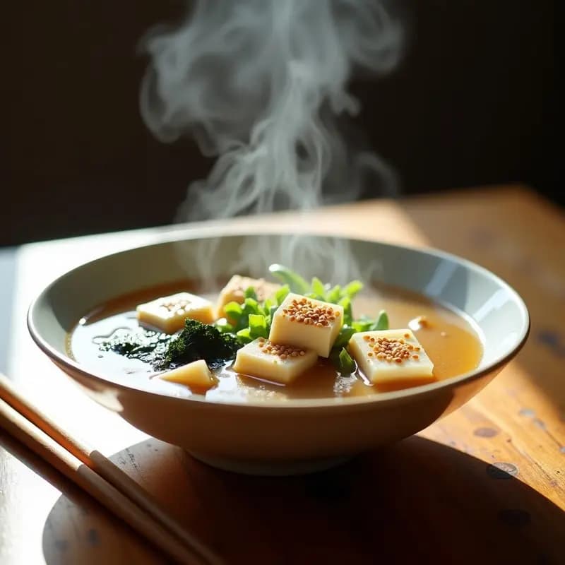 Sopa de Miso con Vegetales Marinos: Receta Japonesa en 15 Minutos con Beneficios Detox