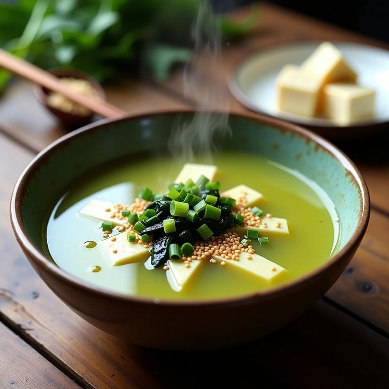Sopa de Miso Verde Japonesa con Algas: Receta Auténtica y Detox en 15 Minutos