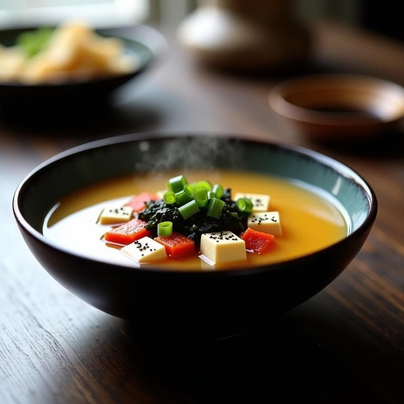 Sopa de Miso con Verduras Fermentadas: Receta en Thermomix con Probióticos en 15 Minutos
