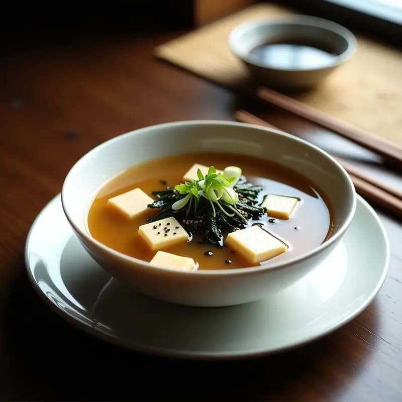 Sopa de Miso con Tofu Silvestre y Verniega: Receta Japonesa Antiestrés en 15 Minutos