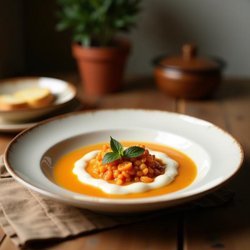 Sopa de Miso y Yogur Griego Especiado: Receta Reconfortante con Toque Mediterráneo en 20 Minutos